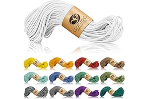 ‎GANZOO Ganzoo Paracord 350 Seil, Nylon Polyester, 2,5mm, Typ 1, 30m Outdoor Schnur, Allzweckseil, Takelung für Armband, Hundehalsband, Hundeleine Knüpfen, Camping Survival