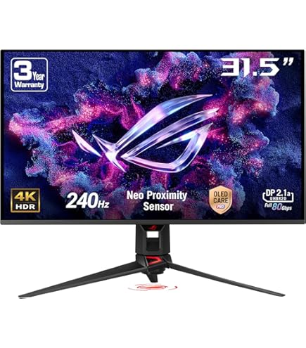 ASUS ROG Swift OLED PG32UCDMZ – 32-calowy monitor gamingowy 4K UHD
