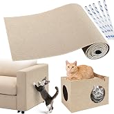 Gimars Self-adhesive Scratching Mat for Cats, Scratching Board for Cats, Sofa Protector Cats, Scratching Mat for Cats, Furnit