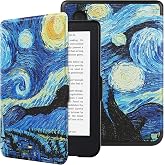 HGWALP Slim Shell Case for 6 Inch Tolino Shine 5 2024/Shine Color/Shine 42022 & Kobo Clara Colour/Clara BW2024/Clara 2E 2022 eReaders Premium Cover with Auto Sleep/Wake-Starry Sky