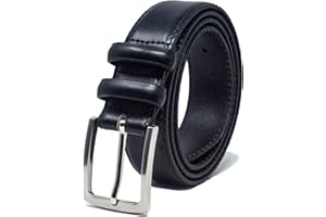 Ashford Ridge Ceinture en cuir à double boucle pour homme 33 mm