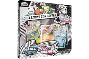 Pokémon: collezione con poster Unima del GCC (tre carte promozionali olografiche e quattro buste di espansione)