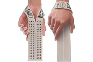 WARM BODY COLD MIND V1 Straps Palestra per Olympic Weightlifting - Testato a 300 kg - Robusto Lifting Straps, Cinghie Sollevamento Pesi, Crossfit, Weightlifting Gym, Powerlifting Deadlift, Uomo Donna