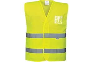 Portwest Warnschutz-Netz Weste, Größe: XX/3X, Farbe: Gelb, C494YERXX/3X