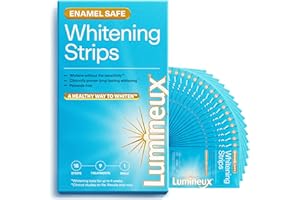 Lumineux Teeth Whitening Strips 7 Treatments - Enamel Safe - Whitening without The Sensitivity - Dentist Formulated & Certified Non-Toxic