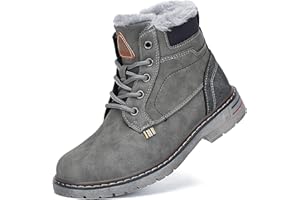 Mishansha Bambino Stivali da Neve Ragazzo Ragazza Inverno Antiscivolo Caldo Scarpe Unisex, GR.24-36