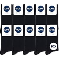 Lot De 4 Paires Chaussettes Coton 100% - Sans Caoutchouc - Taille 39-46 - Blanc Côtelé - Pour Homme