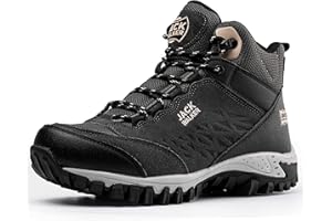 Jack Walker Women Waterproof Hiking Boots Lightweight Trekking Walking Shoes Rose Gold JW2005