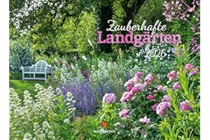 Zauberhafte Landgärten Kalender 2026 | Stimmungsvoller Garten-Kalender im Querformat (45x33 cm) | Für Hobby-Gärtner:innen und Blumen-Fans