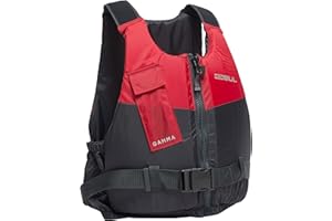 Gul Gamma 50N Buoayancy Aid in Grey and Red - Unisex - Lightweight Adjustable Safety with Hard Wearing Nylon