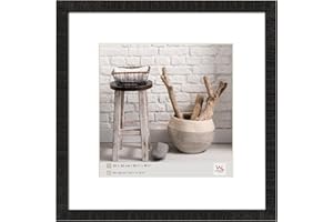 Walther Design Cadre Photo Walther Design Noir 50 x 50 cm Home Cadre en Bois HO550B