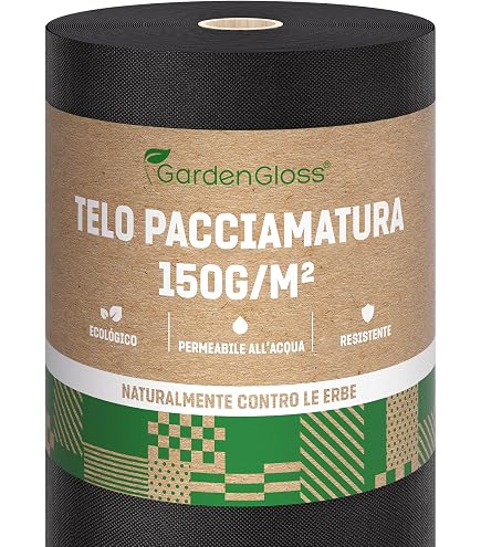 Plant-Protex Tessuto Non Tessuto Antinfestante – Larghezza 2 M, Peso 150 G/m², Venduto Al Metro