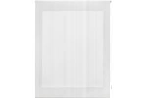 Blindecor Estor Enrollable, Tela, Rayas Grises, 160 x 180 cm