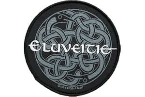 Eluveitie Aufnäher - Celtic Knot [Patch] Schwarz S Baumwolle Aufbügeln Gotisch Fantasie Rund Patch 1 Stück