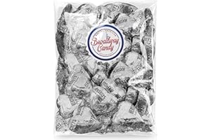 Hershey's Silver Hearts - Elegant Indulgence (1kg) - Sweeten Every Occasion with Delicious, Creamy Milk Chocolate Love by Broadway Candy