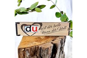 GENERISCH Du bist der beste Mann der Welt - Schokoriegel Geschenkbox inkl. Duplo - Geschenk Mann, Geschenke Für Männer, Geschenk für Männer, Mann Geschenk, Männer Geschenke, Männergeschenke, Geschenk für Mann