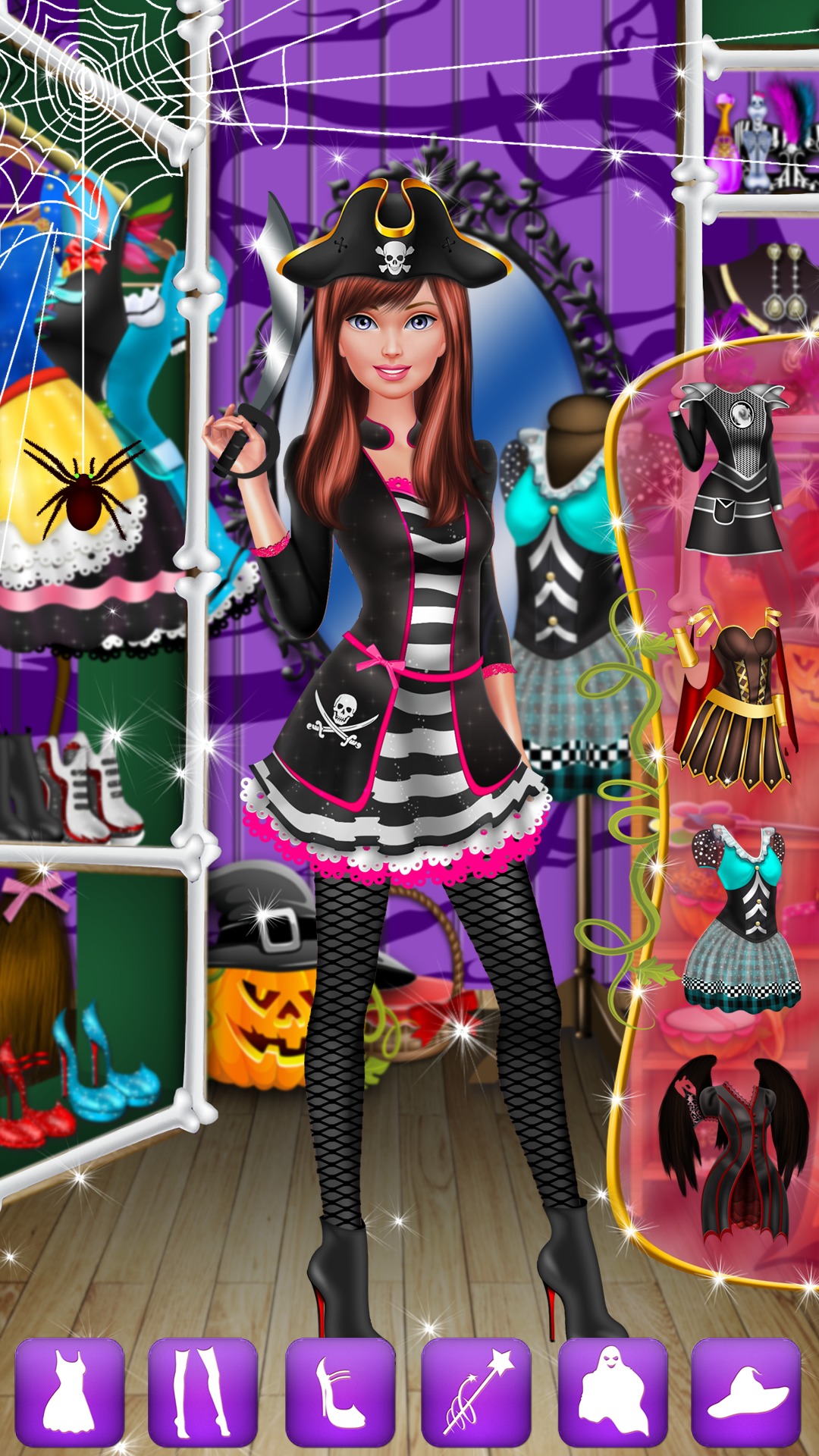 Halloween Makeover Spa, Makeup and Dress Up Fashion and Beauty Salon