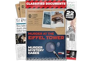 Lucky Egg Exciting Murder Mystery Game - Unsolved Murder Case File with Detective Game Elements - Engaging Crime Solving Game for Adults - Date Night, Mystery, Escape Room Fun