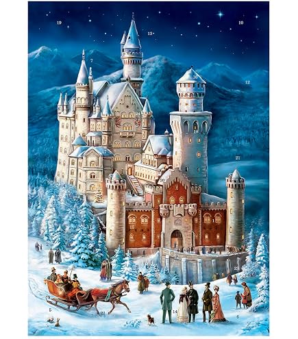 Sellmet Balloon Adventskalender Mit Glitzer – Traditioneller Papierkalender Aus Deutschland