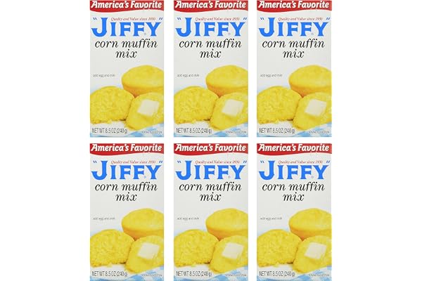 Jiffy Corn Muffin Mix, 8,5 oz, 6 pk