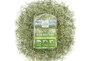 HEULAND® Premium Heu Bleib ma G´sund mit Kamille und Ringelblume Frisches Bergwiesenheu für Kleintiere Kaninchen Kräuter Hamster Streu Meerschweinchen Futter Nager Zwergkaninchen Hasen (500 Gramm)