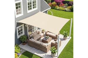 Sunnylaxx 3x3m Cachi Chiaro Tenda a Vela Quadrat Ombreggiante, Impermeabile Vele Parasole Protezione UV per Esterno, Giardino e Terrazza, Piscina