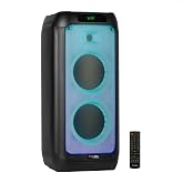 Ibiza WAVE8 8 in&ccedil; (20,3 cm) &Ccedil;ift Woofer&rsquo;lı Hoparl&ouml;r, 600W, Bluetooth, USB/microSD, WAVE LED Efekti, TWS Kablosuz Bağlantı, Si
