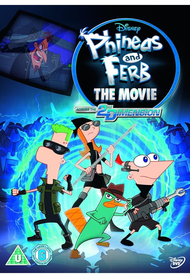 Phineas Ferb Across The 2nd Dimension Dvd Amazon Co Uk Dan Povenmire Robert F Hughes Jon Colton Barry Jeff Marsh Dan Povenmire Dvd Blu Ray