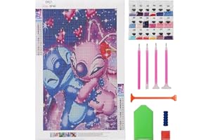 JRJRN Kit Pittura Diamante 5D per Bambini, Cartone Animato DIY Diamante Painting Bambini Pittura Kit, Strass Ricamo A Punto Croce Pittura di Diamanti per Decorazione della Casa