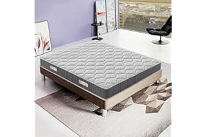 MATERASSI E DOGHE Materassiedoghe - Materasso Memory | Alto 20 25 30 cm | Ortopedico Medio Rigido | Sistema di Alleviamento dei Punti di Pressione (Altezza 20 cm, 120x190 cm)