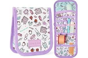 Nurse is Love Salva Bolsillos Enfermeria | Organizador de Bolsillo Enfermeria | Ideal para - Enfermera Accesorios, Regalos Enfermera Original, Multiples Diseños Ajustan a Tijeras