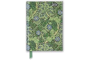 William Morris – Meeresalgentapete – Tischkalender 2024: Original Flame Tree Publishing DIN A5-Diary [Taschenkalender]