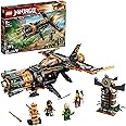 LEGO 71736 NINJAGO Coles Felsenbrecher Flugzeugspielzeug mit Gefängnis und sammelbarer Figur des Goldenen Ninja Kai