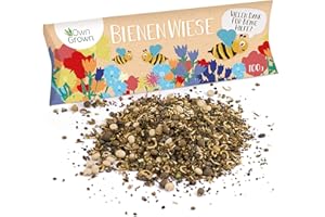 ‎OWNGROWN Bienenwiese Blumenmischung: 100g Premium Bienen Saatgut für bunte Bienenweide, Bienen und Hummelmagnet - bienenfreundliche Blumensamen Mischung ein- und mehrjährig - Blumenwiese Samen von OwnGrown