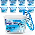 Nyxi Dehumidifier Set of 12 X Interior 500 ml Each Unit - Ideal to stop damp & condensation - For Wardrobe, Home, Kitchen, Garage, Bedroom, Caravan, Office, Basement etc