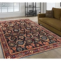 Tappeto Etnico Tappeto Bohémien KIMODE 150x210 Cm - Lavabile In Lavatrice Per Soggiorno E Camera Tappeto Tribale Lavabile