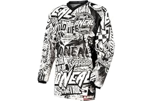 O'Neal | Mountain Bike Long Sleeve Shirt | MTB DH FR Downhill Freeride | Breathable Material, Padded Elbow Protection | Element Youth Jersey Factor | Children