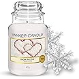 Yankee Candle Candela profumata in giara grande | Amore invernale | Durata Fino a 150 Ore