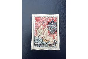 Timbre France 1964. Collection Art Peinture n 1425 Neuf sans charnière. La Dame à la Licorne