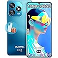 OUKITEL C51 Mobile Phones Sim Free Unlocked, 6.8" HD+ Display Smartphone 18GB+128GB/1TB, Android 14 Mobile Phones Dual Sim 4G, 13MP+5MP Camera, 5150mAh, Fingerprint+Face Unlock, OTG/GPS/Blue