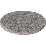Bosch Accessories 2609256054 Polishing Felt for Random Orbit Sander with Diameter 125mm, Grey