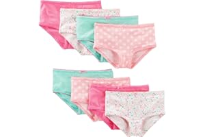 Simple Joys by Carter's sous-Vêtement Fille, Lot de 8