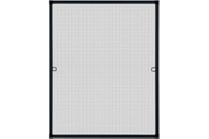APANA Fliegengitter Fenster 130x150 cm Anthrazit – Maßgefertigter Insektenschutz mit Alurahmen & Fiberglas – Montage ohne Bohren – mit Bürstendichtung & Handgriffen - Flexibel auf Maß anpassbar