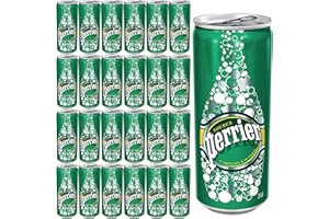 Perrier Sparkling Mineral Water Can 330ml (Pack of 24) - MyNutri
