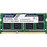 Timetec Hynix IC 8GB DDR3L 1600MHz PC3-12800 Unbuffered Non-ECC 1.35V CL11 2Rx8 Dual Rank 204 Pin SODIMM Laptop Notebook Comp