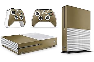 giZmoZ n gadgetZ GNG Metallic Gold Étiquette autocollante Champ pour Console Xbox One + 2 Kits pour manettes