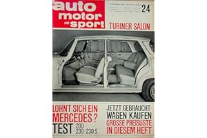 DAS GEBURTSTAGSGESCHENK HISTORISCHE ZEITSCHRIFTEN Echte, historische Zeitschrift von 1965 - Garantiert 60 Jahre alt - Personalisiertes Geschenk 60. Geburtstag Mann - Original aus Jahr 1965 - Die Geschenkidee für Männer - Auto Motor Sport 24/1965
