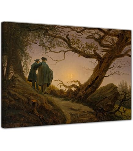 Caspar David Friedrich Poster – 'Die Lebensstufen' (1835) In 50x40 Cm