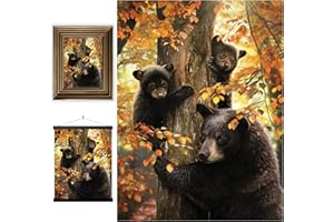 3D LiveLife Affiche Murales Lenticulaires L'Attention d'une Mère de Deluxebase. Poster Ours 3D sans Cadre. Décoration Murale Parfaite. Oeuvre Originale sous Licence Artiste Renommé, David Penfound