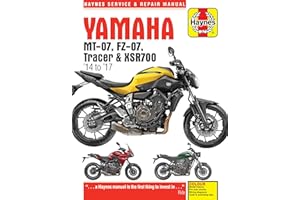Haynes Yamaha MT-07(FZ-07), Tracer & SXR700 Service and Repair Manual: MT-07 '14-'17, FZ-07 '15-'17, MT-07TR Tracer '16-'17, XSR700 '16-'17; Includes Special Edition Models